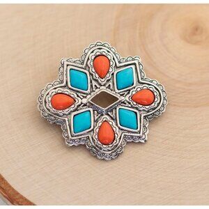 Intricate Medieval Vintage Avon Brooch - B4